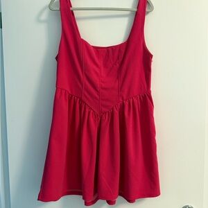 SHEIN Hot Pink Sleeveless Dress